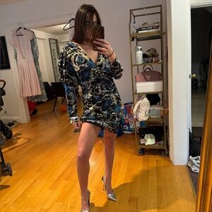 Alc mini puff sleeve dress
